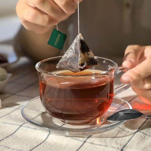 VAHDAM, Assorted Green Tea Bags Sampler (5 Flavors, 20 Ecofriendly Pyramid Tea bags) I Gift Ideas for Women & Men | Himalayan Green Tea Varieties | Gluten Free & Non GMO | Gift Ideas for Him/Her