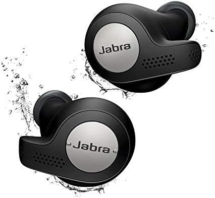 Jabra Elite Active 65t Alexa Enabled True Wireless Sports Earbuds with Charging Case – Titanium Black (Renewed)