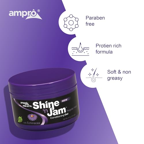 AmPro Shine 'n Jam Gel Regular Hold, 4 Ounce
