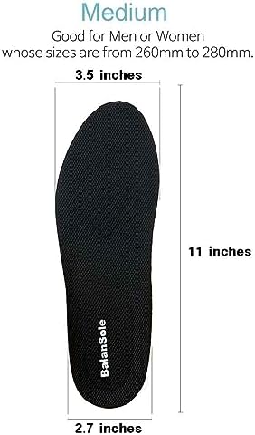 1 Inch Leg Length Discrepancy Full Length Insoles Lifts for Uneven HIPS (2 Lefts Large)