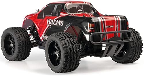 Redcat Racing Volcano EPX 1/10 Scale Electric RC Monster Truck – 4WD RC Truck with 2.4GHz Radio, Waterproof Electronics, 19T Brushed 550 Motor