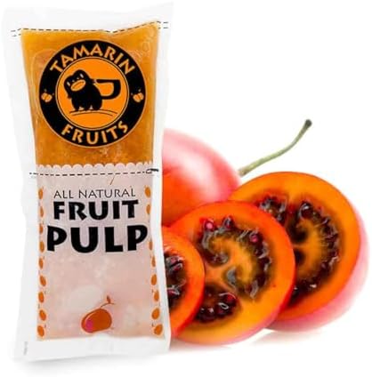 Tamarin Fruits All Natural Frozen Fruit Pulp perfect for Juicing, Cocktails, Smoothies, Desserts, and Baking, No Sugar Added, Gluten Free with No Preservatives, (Yellow Dragon fruit, 4lbs)