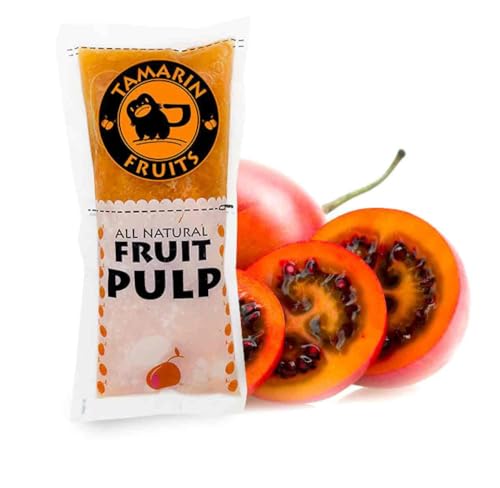 Tamarin Fruits All Natural Frozen Fruit Pulp perfect for Juicing, Cocktails, Smoothies, Desserts, and Baking, No Sugar Added, Gluten Free with No Preservatives, (Yellow Dragon fruit, 4lbs)