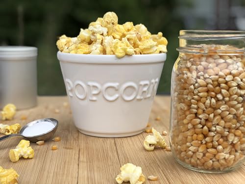 Signature Popcorn, 1-Gallon Thank You Gift Bucket, Butter, Caramel & Cheddar Cheese Popcorn, Reusable Plastic Container, Holiday Snack Gift