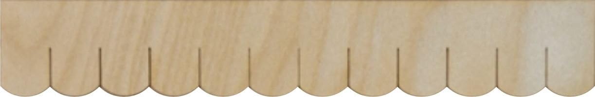 Greenleaf Miniature Fishscale Shingle Strips for Your Dollhouse