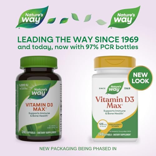 Natures Way Vitamin D3 5000 Iu, 240 CT