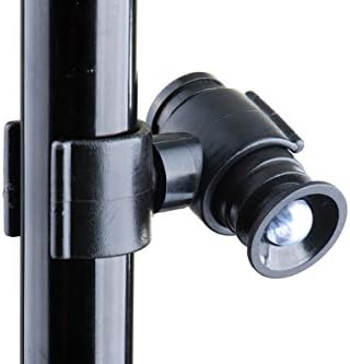 LightBaum 2G LED Flashlight for Canes, Crutches & Walkers — Universal Clip-On Mount, Adjustable Angle