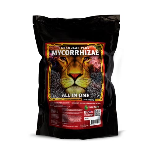GreenGro Granular Plus Myco All-in-One Fertilizer with Kelp | Humic Acid, Organic Root Stimulator, Plant Food, Mycorrhizae, Indoor & Outdoor Gardens