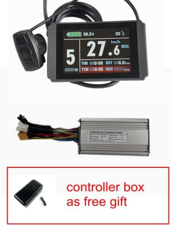 KT-LCD8H Color Display,36V/48V 17A Brushless DC Motor Controller Ebike Controller, 350W Ebike Kit