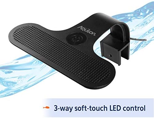 Aqueon Clip-On LED Aquarium Fish Tank Light for Planted Growing Plants for Up To 20 Gallon Aquariums