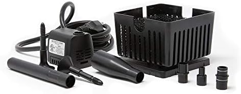 Beckett Corporation CGFK60 7207210 120 GPH 5 Watt Container Fountain Pump Kit for Patio Ponds, Container Fountains, Indoor and Outdoor Fountains