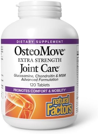Natural Factors, OsteoMove Joint Care, Extra Strength Support for Joint and Bone Health, Non-GMO, 240 tablets (120 servings)