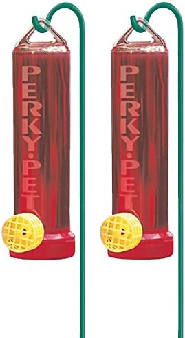 Perky-Pet 2 Pack of 215P Planter Box Plastic Hummingbird Feeder with Hanger (3 Ounce Capacity)