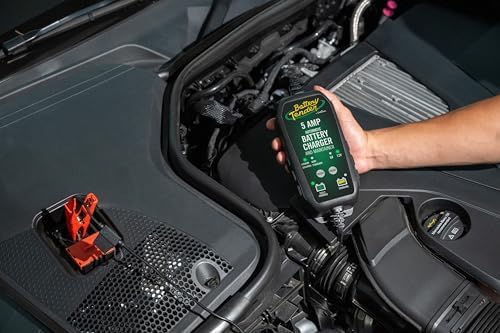 Battery Tender 5 AMP 12V Battery Charger and Maintainer - Automotive Smart Automatic Battery Charger for Cars SUVs and Trucks -Lead Acid, AGM, Gel