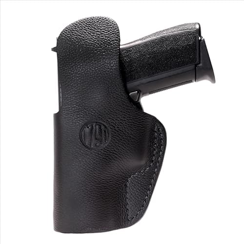 1791 Gunleather IWB Holster Fits H&K VP9SK, P2000, 45c, Sig P320c, P229c | Right-handed soft leather holster also fits H&K 45c, USPc, P30, CZ P10C, FN 509, Glock 45, Sig M18, M11-A1, Walther PDP