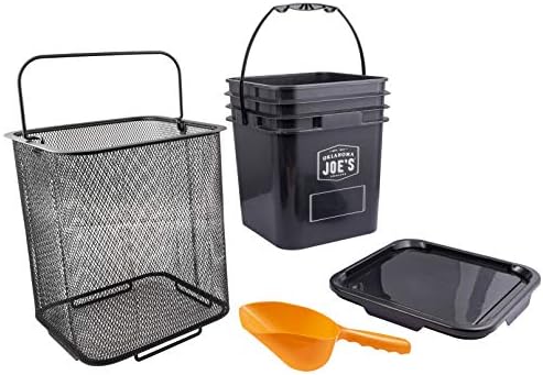 Oklahoma Joe's 5159038W01 Pellet Bucket Kit, Black