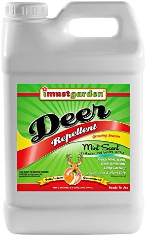 I Must Garden Deer Repellent: Powerful All-Natural Protection, 32oz Mint | Ready to Use Spray - Safe for Plants Pets & Pollinators - Pleasant Scent - Long-Lasting Control