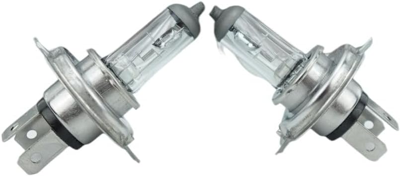 H&A Motorsports H6054 7"x6" Chrome Housing Diamond Cut Headlights Replacement Glass H4 7x6