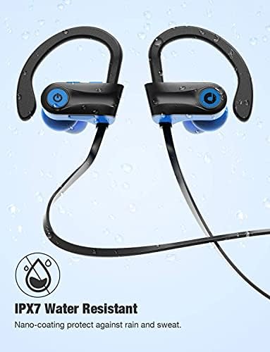 Otium Bluetooth Earbuds Wireless Headphones Bluetooth Headphones, Sports Earbuds, IPX7 Waterproof Stereo Earphones for Gym Running 15 Hours Playtime Sound Isolation Headsets,Black.