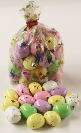 Scott's Cakes Speckled Chocolate Malted Eggs in a 1 Pound Bunny Hop Bag