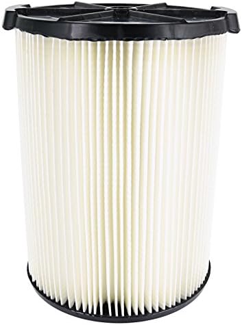Ridgid VF4200 Genuine Replacement 1-Layer Everyday Dirt Wet/Dry Vac Filter for Ridgid 5-20 Gallon Vacuums (2 pack VF4000)
