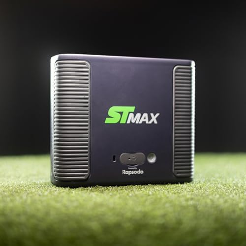 ST MAX Golf Launch Monitor - Software Membership Options – Includes 14 Day Trial + Speed Training, Indoor Simulator with Ball Speed, Launch Angle & Spin Data
