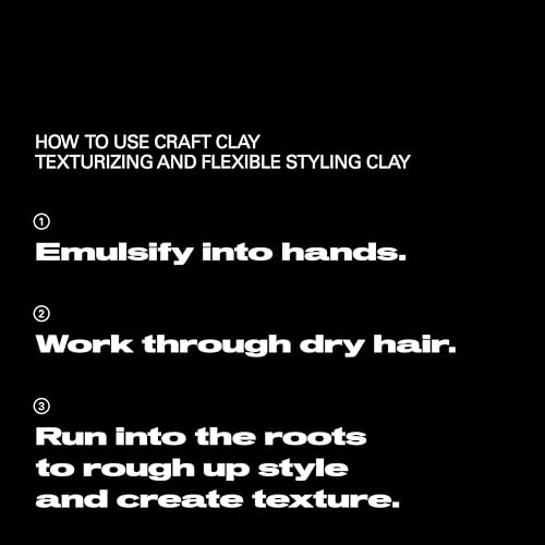 Sebastian Professional Styling Craft Clay | Remoldable Texturizing | Hair Styling Clay for Natural Hold | 1.7 oz