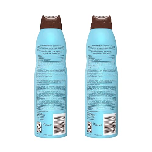 Hawaiian Tropic Island Sport Sunscreen Spray, Clear Coconut, 6 Ounce