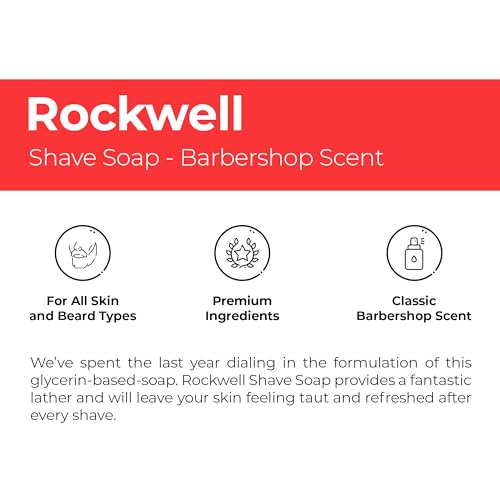 Rockwell Babershop Shaving Soap | Formulated with Shea Butter