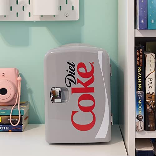 Coca-Cola Diet Coke DC04 4 Liter/4.2 Quarts 6 Can Portable Mini Cooler/Fridge, Beverages, Baby Food, Skincare and Medications-Use at Home, Office