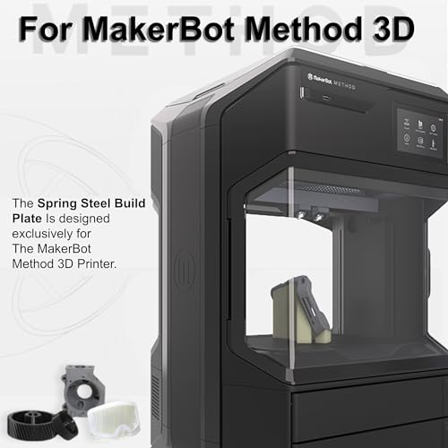MakerBot Build Plate Tape Replicator Z18 3D Printer (Black, 4-Pack) | Medium Adhesion, Easy Application, Easy Removal