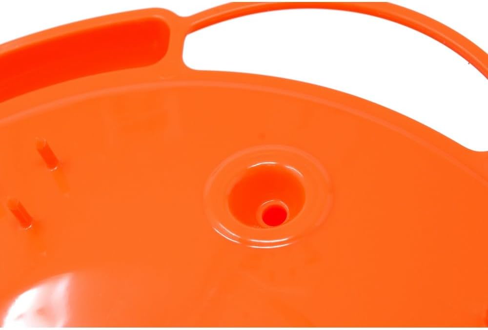 Ultimate Oriole Feeder, Nectar Jelly Fruit and Mealworm Station | Multi-Food Oriole Feeder; Nectar Jelly Fruit; Mealworm Station; Bright Orange