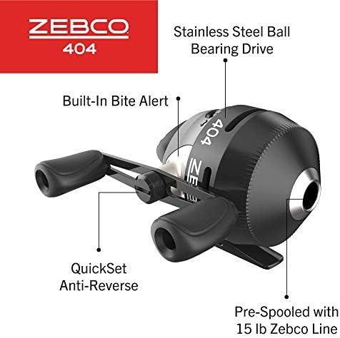 Zebco 404 Spincast Fishing Reel,