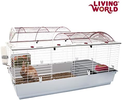 Living World - Deluxe Hybrid Habitat, X-Large | Rabbit, Guinea Pig, Chinchillas, and Small Animal Cage
