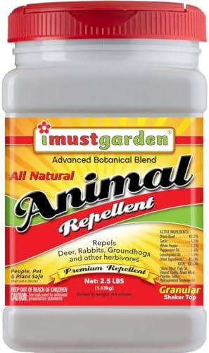 I Must Garden Deer/Rabbit/Groundhog Repellent: All-Weather, Natural - 5lb | All-Weather, Natural