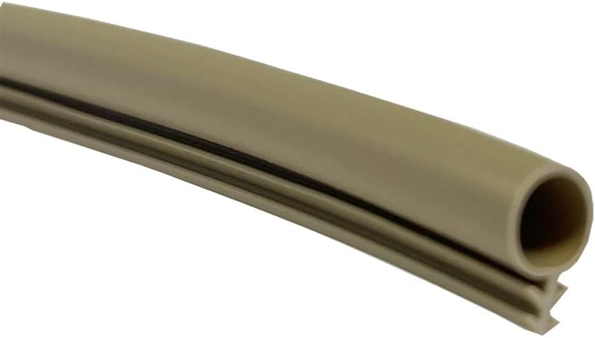 STB Weatherstrip, Kerf-Mounted, Bulb Type, Tan - 25 ft Roll