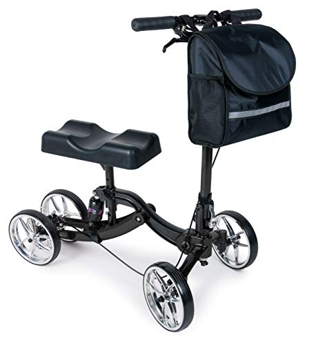 Lumex S8 Knee Scooter, Steerable Rolling Knee Walker for Adult Foot & Leg Injuries