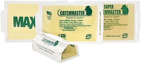 Full Case of 72 Catchmaster Mouse/Spider/Insect/Scorpion Glue Board Sticky Traps Peanut Butter Scent