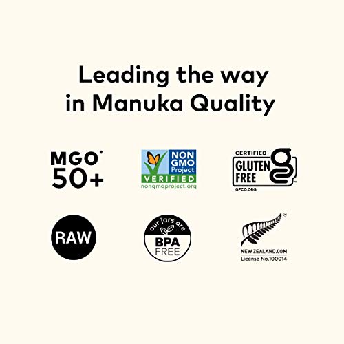 Comvita Manuka Honey MGO 50+ Multifloral Non-GMO Raw Honey - 500g (17.6 Oz)