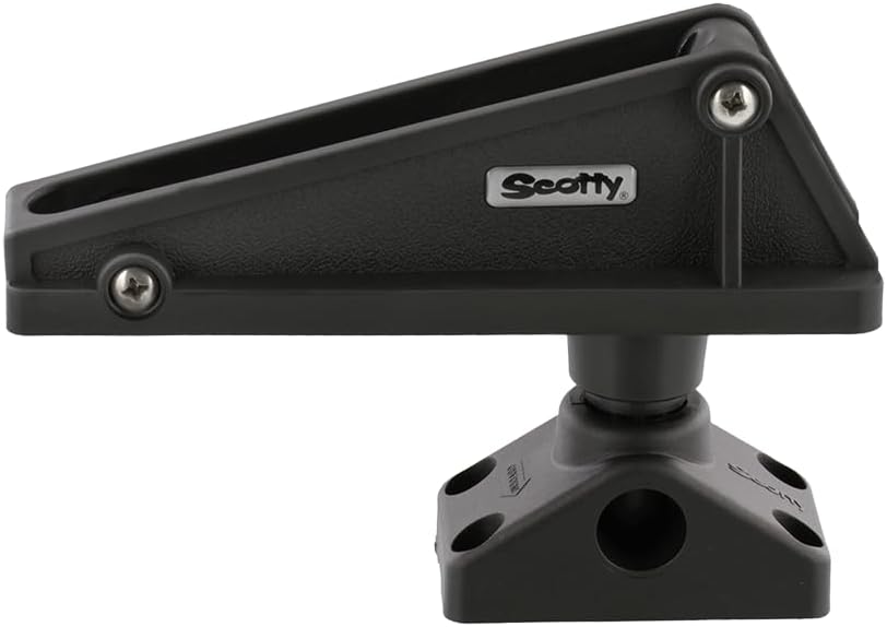 Scotty #276 Anchor Lock, w/ 0241 Side / Deck Mount | For Small Boats, Heavy-Duty Construction, Boating, Kayak & Inflatable Accessory