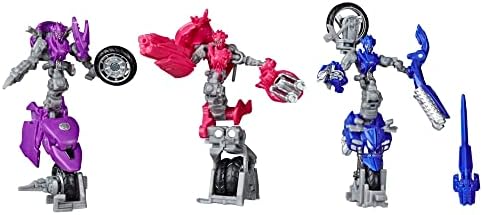 Transformers Toys Studio Series 52 Deluxe Revenge of The Fallen Movie Arcee Chromia Elita-1 Action Figure 3 Pack, 4.5"