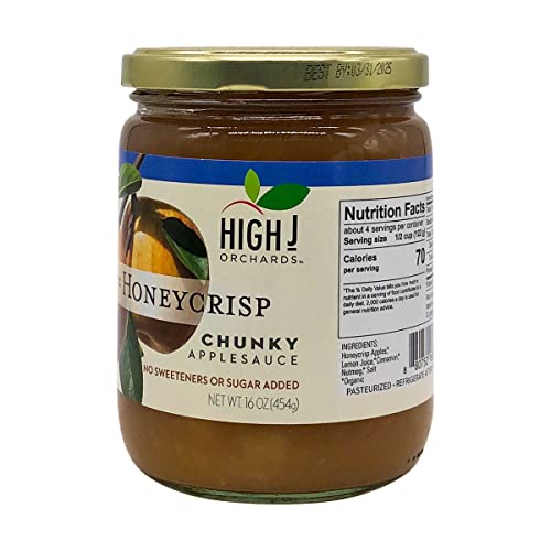 High J Orchards Organic Honeycrisp Chunky Applesauce, 16 OZ