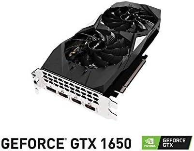 GIGABYTE Gv-N1650OC-4GD GeForce GTX 1650 OC 4G Graphics Card, 2X Windforce Fans, 4GB 128-Bit GDDR5, Video Card