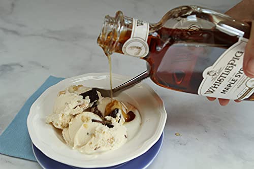 Runamok Organic Bourbon Barrel Aged Maple Syrup - Vermont Maple Syrup, Pure Maple Syrup for Cocktails, Cheese Pairing & Perfect To Be Used As Pancake Syrup, Maple Syrup Organic | 8.45 Fl Oz (250mL)