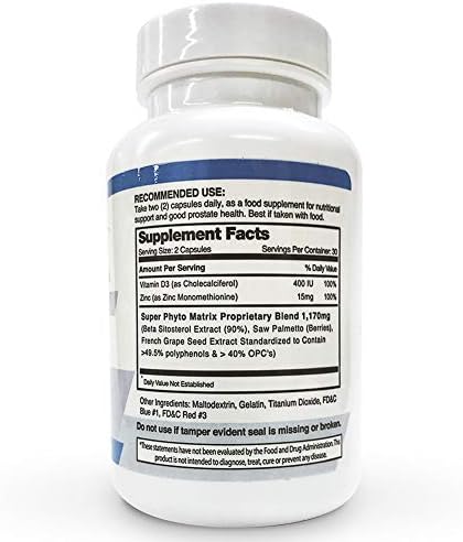3 Bottle New Improve From Maker of Original Prostavar Ultra Prostate Support 600mg 90% Beta-Sitosterol & 320mg Saw Palmetto + Grape Seed Extract