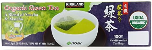Kirkland Signature Organic Green Tea, 1.5 g, 100-count