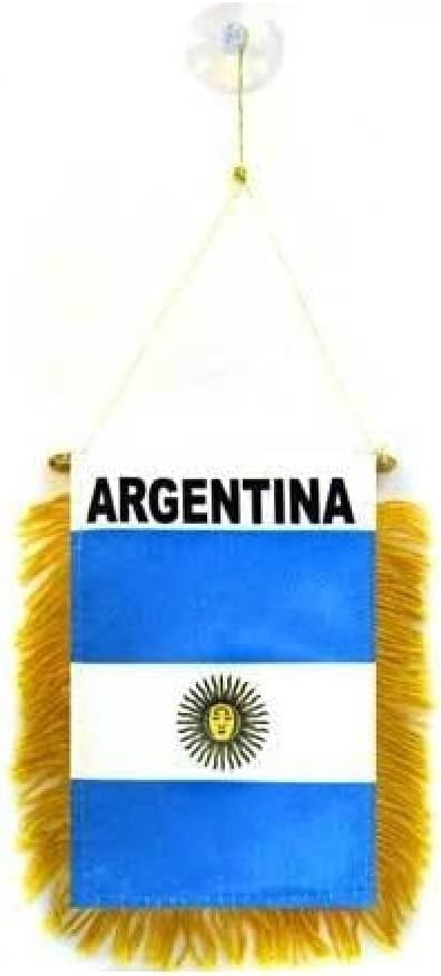 AZ FLAG Nicaragua Pennant 4x6 in 100D Polyester Suction Cup | Outdoor use Nicaraguan 15x10 cm triangular pennant stitched edges and reinforced finish