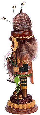 Kurt S. Adler 15-Inch Hollywood Bee Keeper Nutcracker, Multicolor