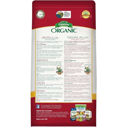 Espoma Organic Holly-Tone 4-3-4 Natural & Organic Evergreen & Azalea Plant Food, 4 lb. Bag
