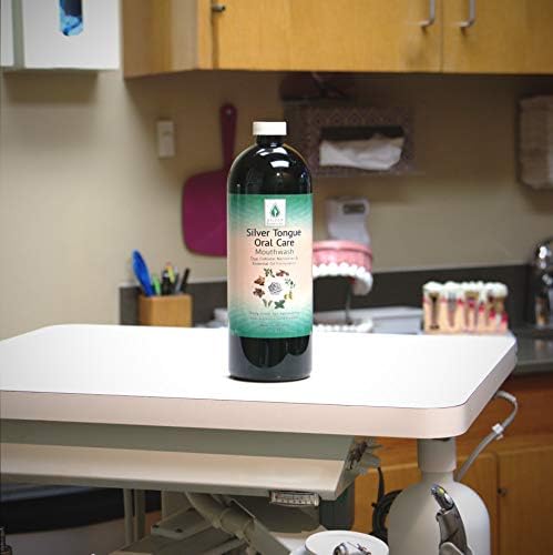 Silver Tongue Oral Care - All Natural Colloidal Silver Mouthwash, 16 oz.